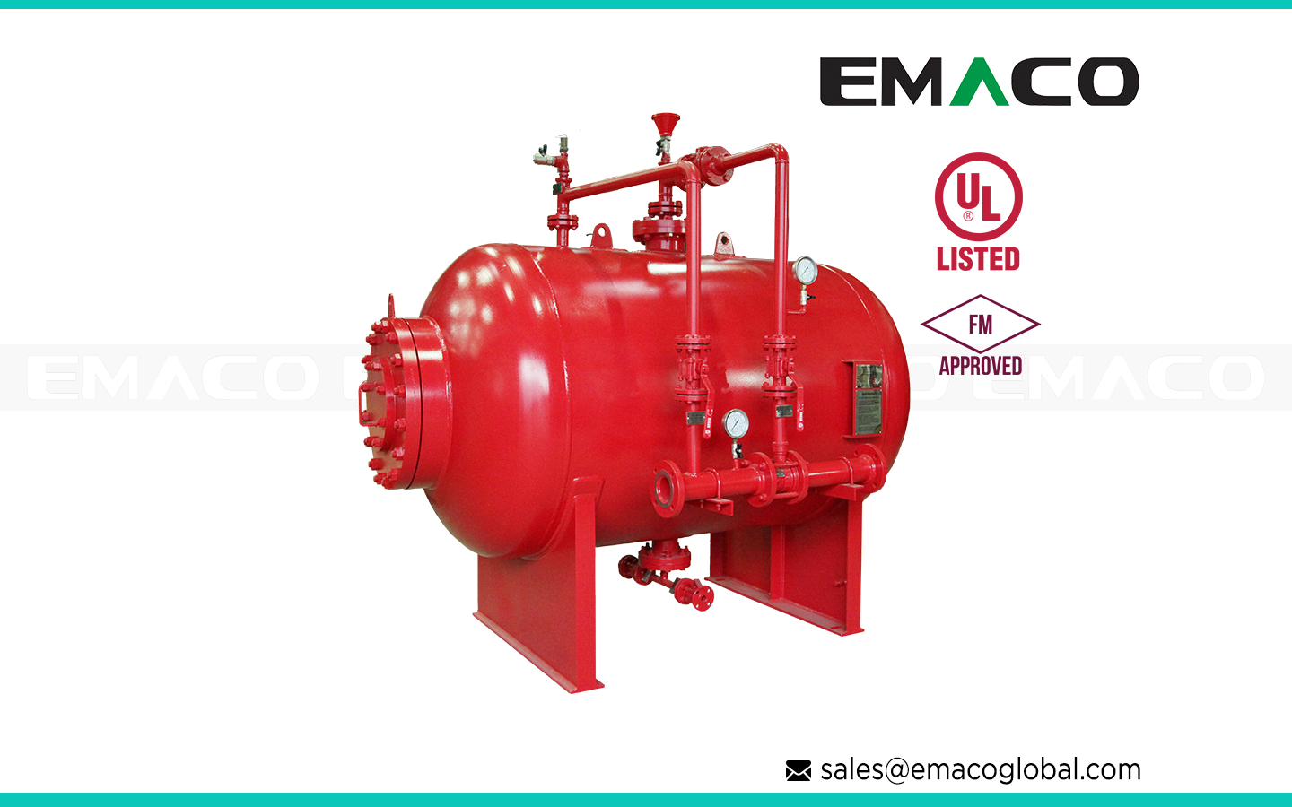 Emaco bladder tank foam proportioner product
