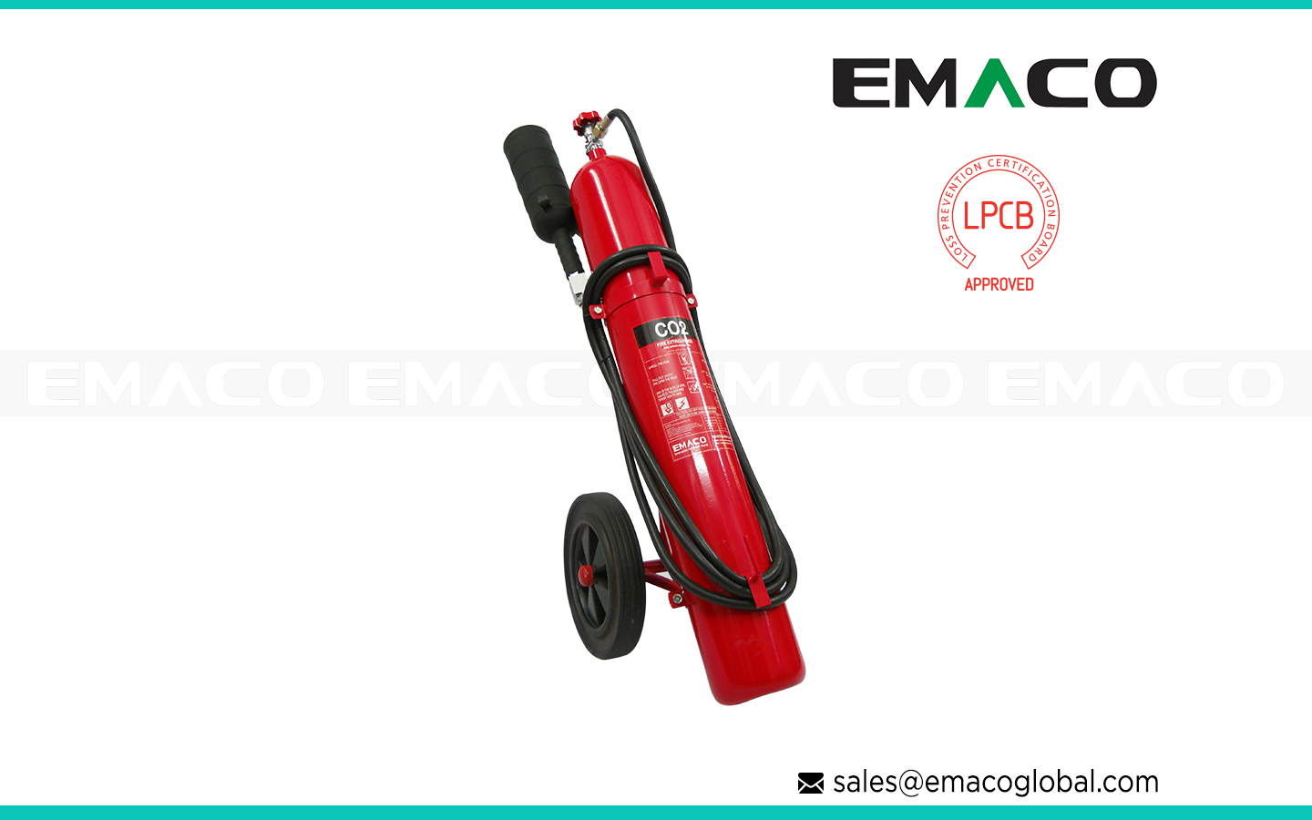 Emaco mobile co2 extinguisher product
