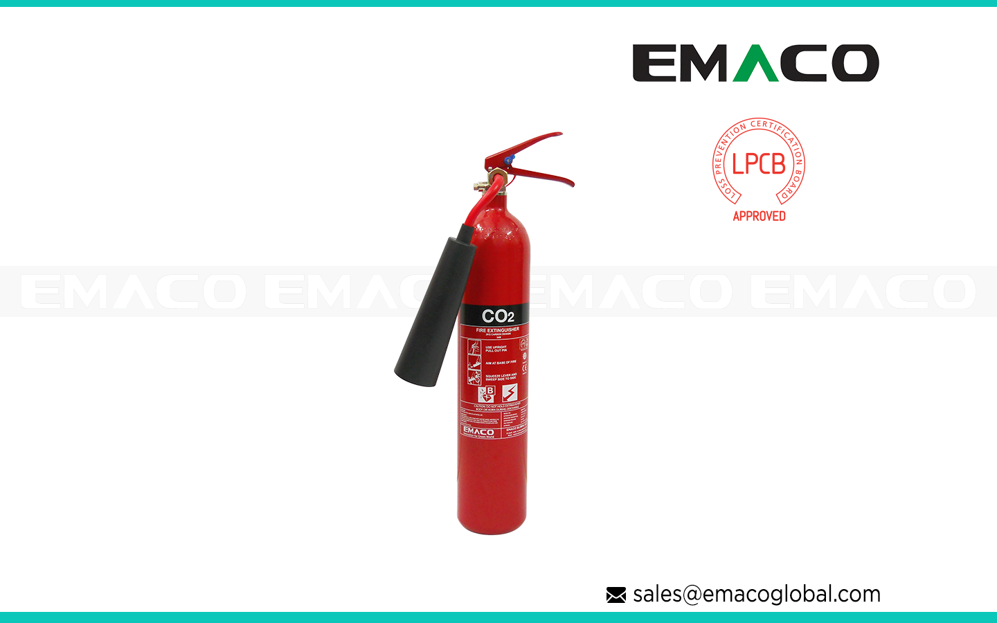 Emaco portable co2 extinguisher product