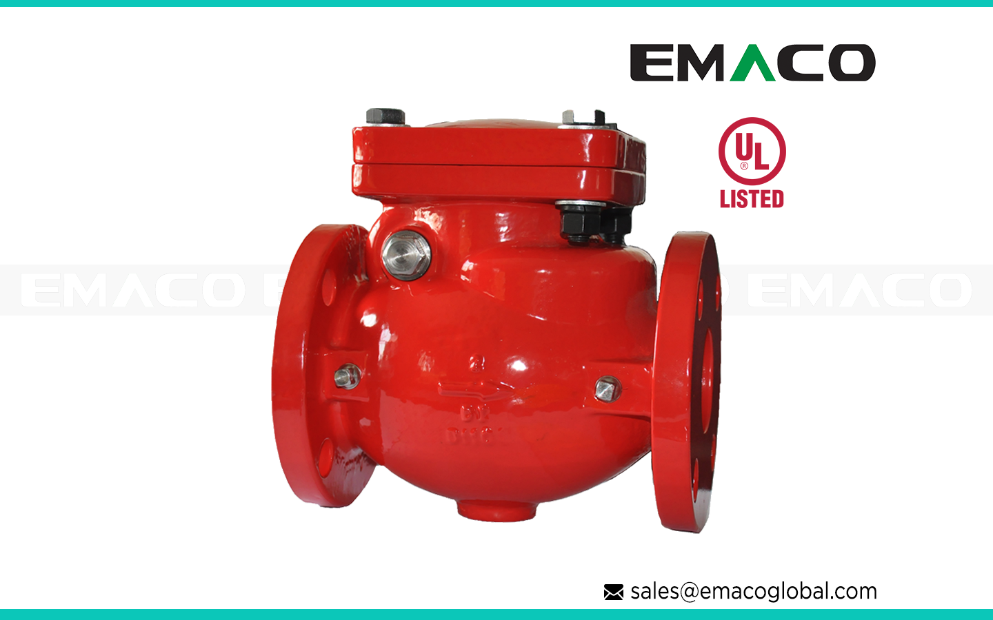 Emaco swing check valve product