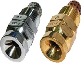 Official EMACO water-spray nozzle illustration. Final nozzle selection follows the approved system design.